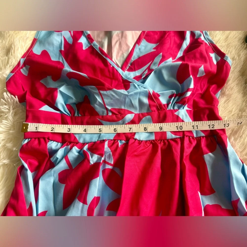 NWOT Floral Maxi Dress w Pockets (S) - Picture 10 of 11